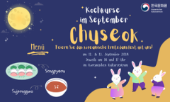 Kochkurse im September - Chuseok: Feiern Sie das koreanische Erntedankfest mit uns!