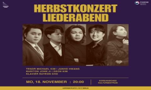 Herbstkonzert – Liederabend