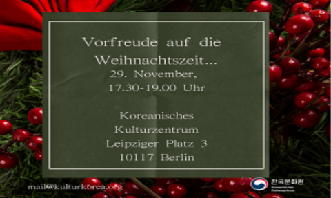 Vorfreude auf die Weihnachtszeit...