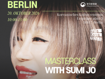  Masterclass mit Sumi Jo in Berlin
